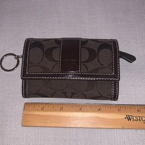 Coach wallet, chocolate